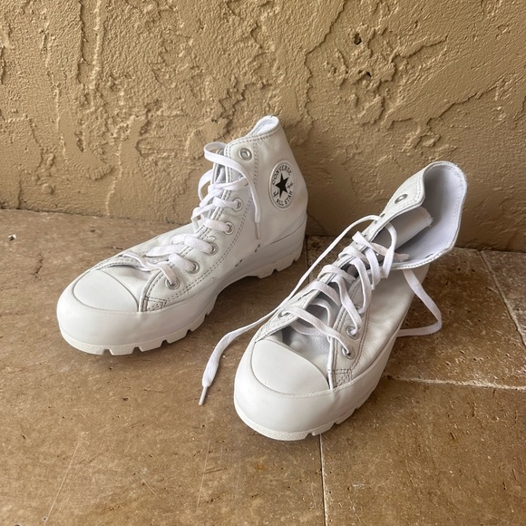 Converse chuck taylor all star high lugged white sneaker - Picture 3 of 3